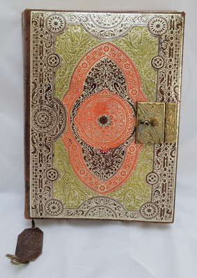 Vintage 1939 Five Year Diary From Japan Genuine Leather with Bookmark READ-image