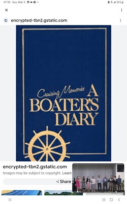 Cruising Memories, A Boaters Record Keeping Diary (1988, Leather bound)-image