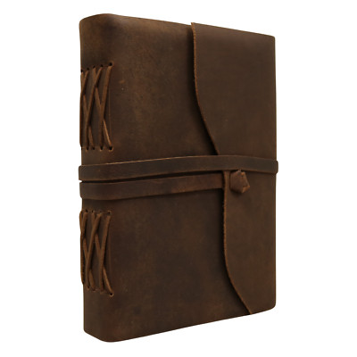 Voyageur Rustic Leather Journal with Antiqued Pages 6