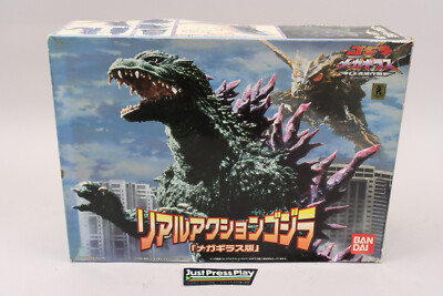 2000 Bandai Real Action Toho Godzilla vs. Megaguirus Action Figure Kit NIB NOS-image