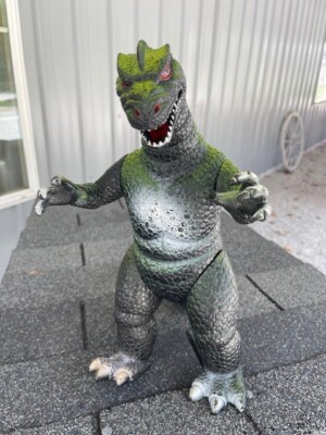 Vintage Godzilla Dor Mei Hong Kong 14” Action Figure Toy From 1980s-image