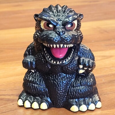 Godzilla COIN BANK Bootleg SD Action Figure King Of Monsters Great Detail 2000-image