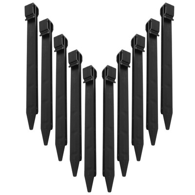  20 Pcs Gardening Plastic Floor Nails Ground Staples for Membrane-image