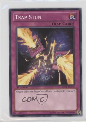 Trap Stun 1st Ed. YuGiOh Cyber Dragon Revolution Structure Deck #SDCR-EN032 0y59-image