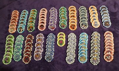 Yu-Gi-Oh! Duel Links Poker Chips - 134 In Total  – Official Konami Prizes Rare-image