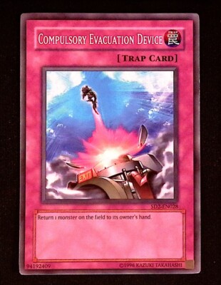 Compulsory Evacuation Device YuGiOh Structure Deck: Zombie Madness Trap Common-image
