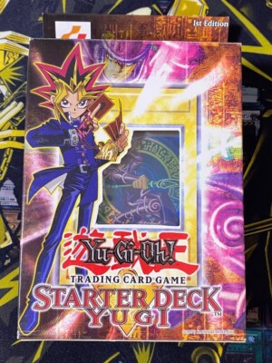 Mint Konami YuGiOh Yugi Starter Deck 2002 1st SDY Edition Tabbed Box open-image
