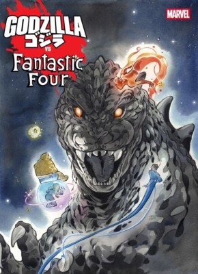 Godzilla VS Fantastic Four #1 Peach Momoko Cover Variant 3/26 Marvel-image