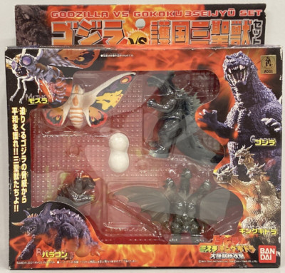 Bandai Godzilla VS Gokoku 3 Seijyu Mini Figures 5 Body Set Mothra King Ghidorah-image