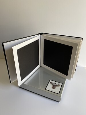 Photo Book Album Leather 8x8 Black - 20 photos-image