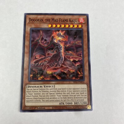 yugioh Dogoran, The Mad Flame Kaiju SR14-EN014 Fire Kings Structure Deck Common-image