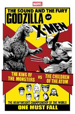 GODZILLA vs. X-MEN #1 (LEE GARBETT VARIANT)(2025) COMIC BOOK ~ MARVEL-image