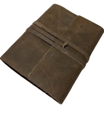 TABLEQUA TablequaLined Paper Leather Bound Journal-220 Pages, Rustic Brown, 8x6-image