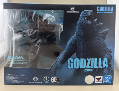S.H.MonsterArts Godzilla 2019 King of the Monsters Figure Bandai Japan Open Box-image
