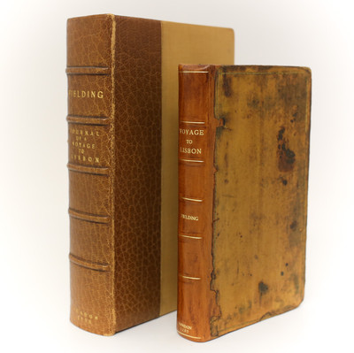 1st Edition Henry Fielding The Journal of a Voyage to Lisbon A Millar 1755-image