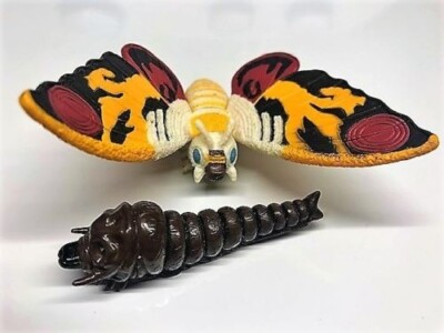 PACK OF DESTRUCTION figure set MOTHRA LARVA lot GODZILLA action Monarch legacy-image