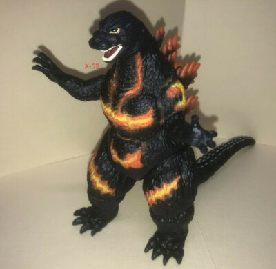 Burning Godzilla vinyl figure (1995 movie Gokira vs Destroyer) kaiju toy ゴジラ -image