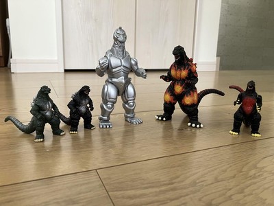 GODZILLA Figure Lot of 5 Mechagodzilla Plastic No box Character Goods Bulk sale-image
