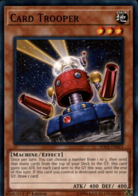 2017 Yu-Gi-Oh Structure Deck Cyberse Link 1st Edition #SDCLEN015 Card Trooper C-image