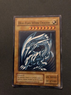 YUGIOH KA-05 BLUE EYES WHITE DRAGON ENGLISH Fairly Good Condition-image