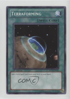 2011 Yu-Gi-Oh! Lost Sanctuary Structure Deck 1st Edition Terraforming 0b5-image