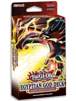Egyptian God Deck: Slifer the Sky Dragon - 1st Edition Yugioh Sealed-image