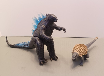 Trendmasters Godzilla Action Figure Lot Anguirus Toho 2020 2004-image