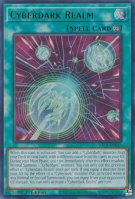 Yugioh! LP Cyberdark Realm - SDCS-EN023 - Ultra Rare - 1st Edition Lightly Playe-image
