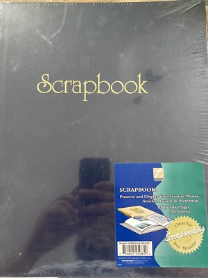 Sealed Scrapbook Thompson Postbound String Tied 100 Jumbo Pages 14.5x 12.5-image