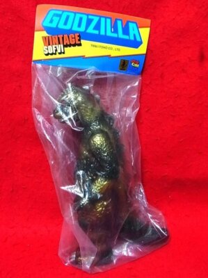 Toy Figure Medicom Toy Godzilla Clear Black Gold Series Vintage Soft Vinyl-image