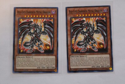 YuGiOh - 2x Red-Eyes Darkness Metal Dragon SDAZ-EN007-image