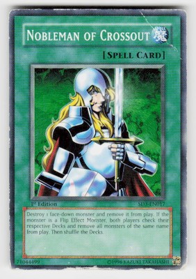 Structure Deck: Blaze of Destruction #SD3-EN017 Nobleman of Crossout 1st Edition-image