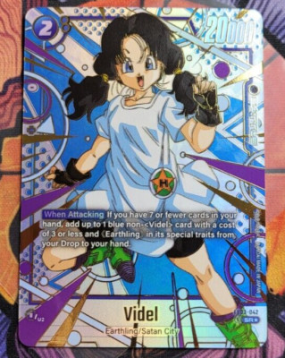 Videl FB03-042 Alternate Art Reprint New Adventure Dragon Ball Super TCG Card-image