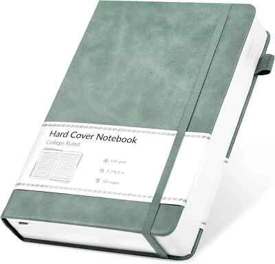 CAGIE Lined Journal Notebook for Women Men 320 Pages 100 Gsm Paper Thick Journal-image