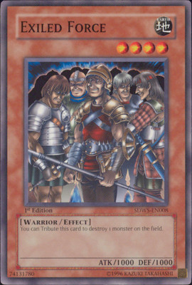Yugioh Exiled Force #SDWS-EN008 Structure Deck: Warriors' Strike 1st Edition-image