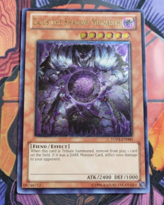 ✨Caius the Shadow Monarch UTR Ultimate Rare TU03-EN000 Yugioh Card English #2-image