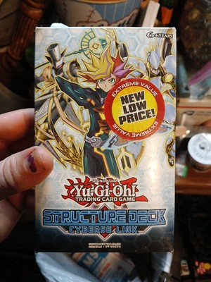 Yu-Gi-Oh TCG STRUCTURE DECK Cyber Link BOX ONLY-image