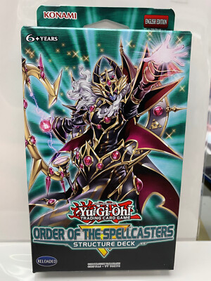 YUGIOH 1ST EDITION ORDER OF SPELLCASTERS STRUCTURE DECK FACTORY SEALED NEW-image