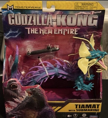 Godzilla X Kong The New Empire TIAMAT w/SUBMARINE Action Figure Playmates NEW!-image