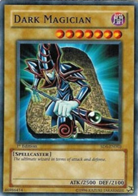 Dark Magician - SD6-EN003 - Common - 1st Edition Moderately Played Structure Dec-image