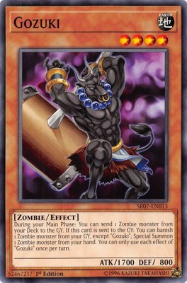 Gozuki SR07-EN013 Structure Deck: Zombie Horde 1st Edition Common NM YUGIOH-image
