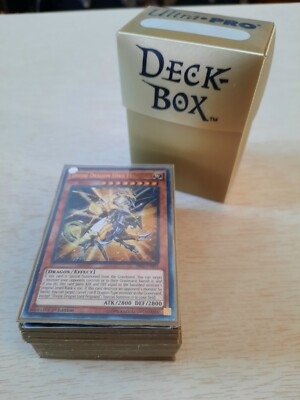 Yugioh Rise of the True Dragons: Structure Deck 1st Edition Double Sleeved W Box-image