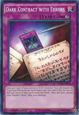 Dark Contract with Errors - SDPD-EN036 - Common - 1st Edition - Moderately Playe-image