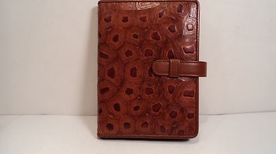 Blvd 46-T Brown Embossed Leather Photo Album-image