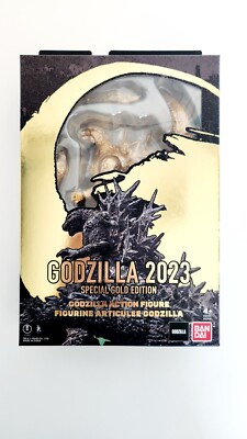BANDAI NYCC 2024 GODZILLA SPECIAL GOLD EDITION FIGURE MINT SEALED IN BOX-image
