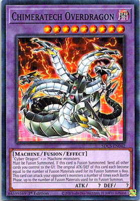 Chimeratech Overdragon SDCS-EN042 Yu-Gi-Oh! Card NM 1st Edition -image
