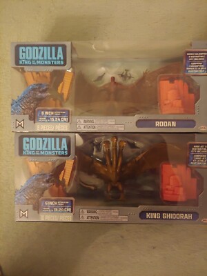 2 JAKKS Pacific Godzilla  Action Figure sets - King Ghidorah, Rodan-image