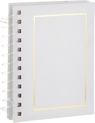 50 Pocket Spiral Bound Leatherette Mini Photo Album Easel for 4 by 6-Inch Prints-image