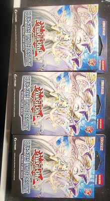 3x Blue-Eyes White Destiny Structure Deck Sealed YuGiOh Euro print-image