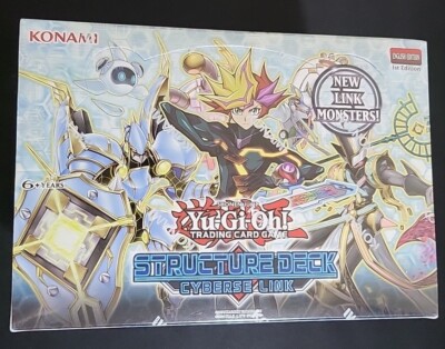 Yugioh Cyberse Link 1st Ed Structure Deck - Sealed Display 8ct - Offers Welcome-image
